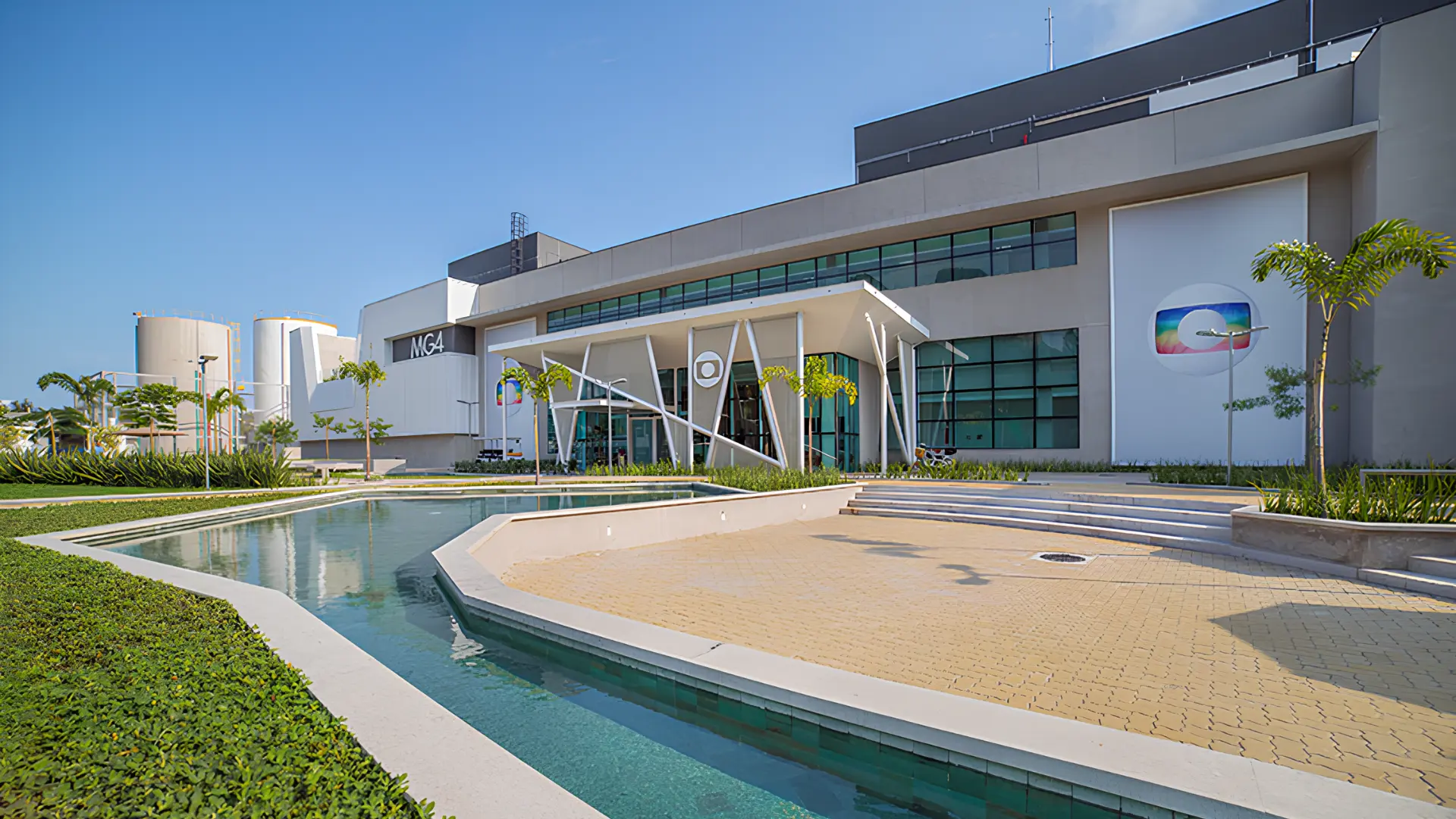 Obra da Rede Globo feita pela Rio Glass Vidraçaria